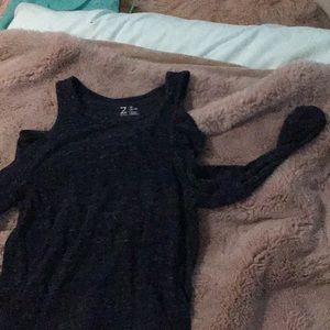 Navy blue fitted/loose shirt